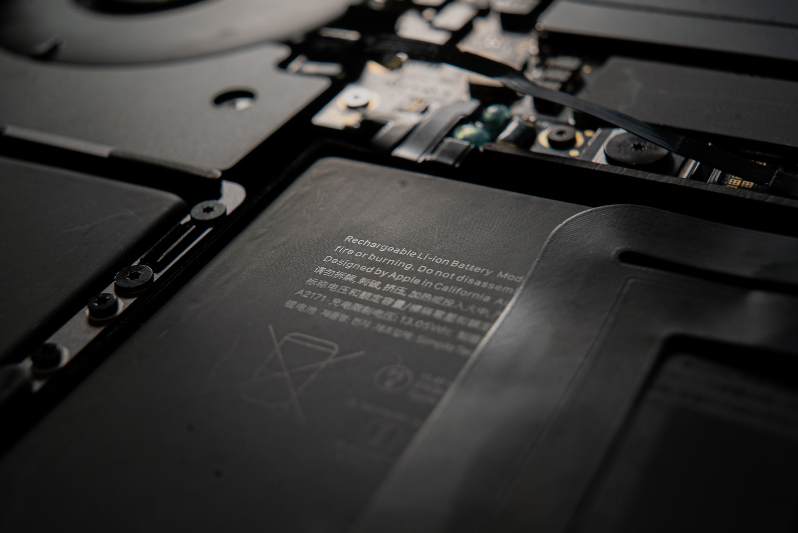 black and silver electronic device