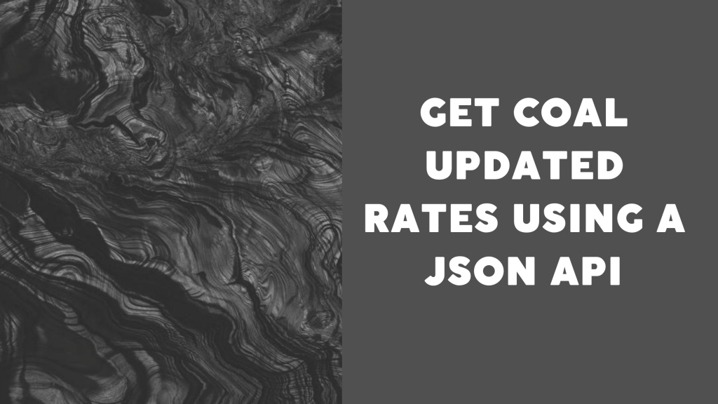 Coal Prices API - In Action