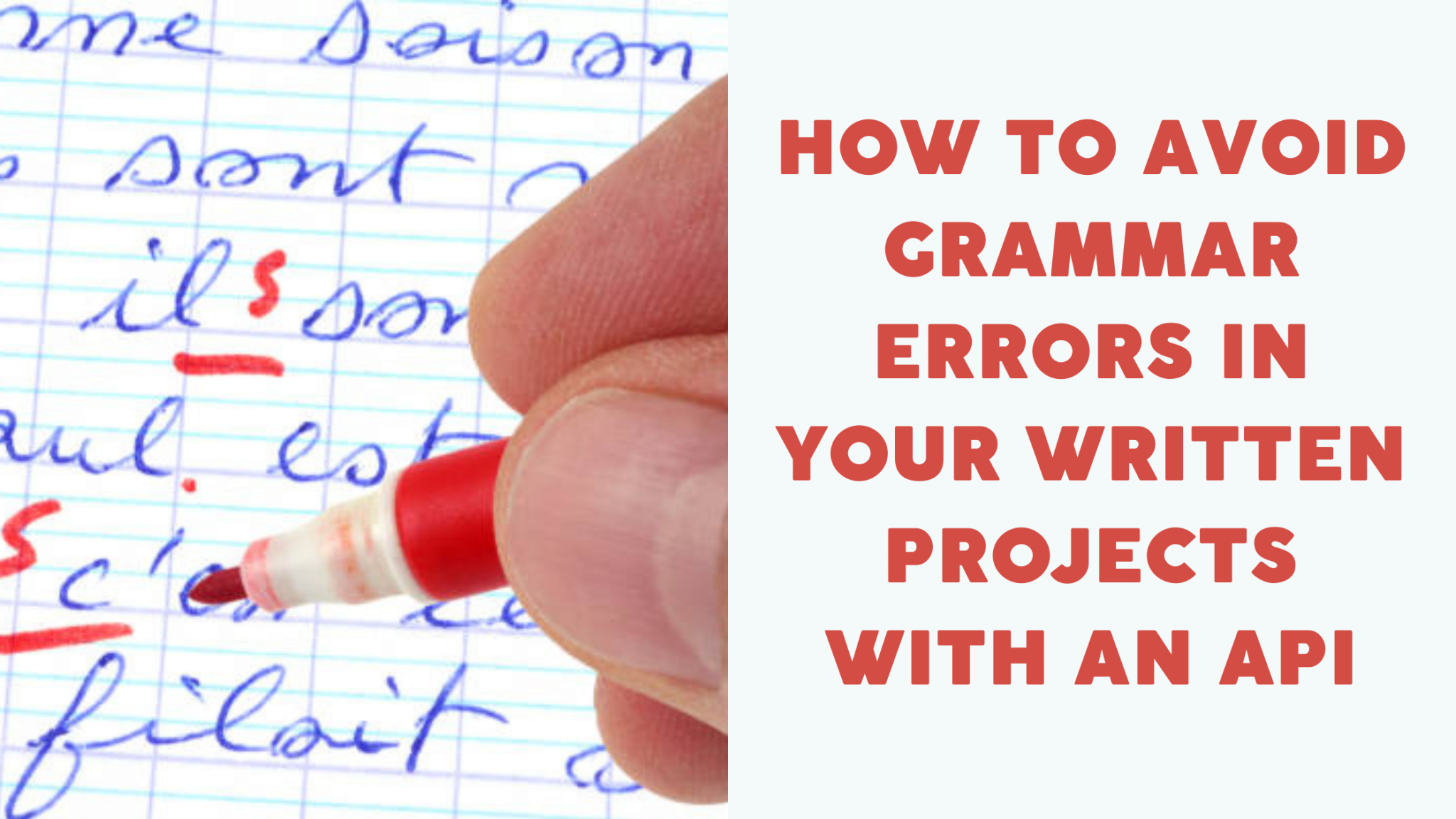 Photo inspiration: How To Avoid Grammar Errors In Your Written Projects With Photo Inspiration