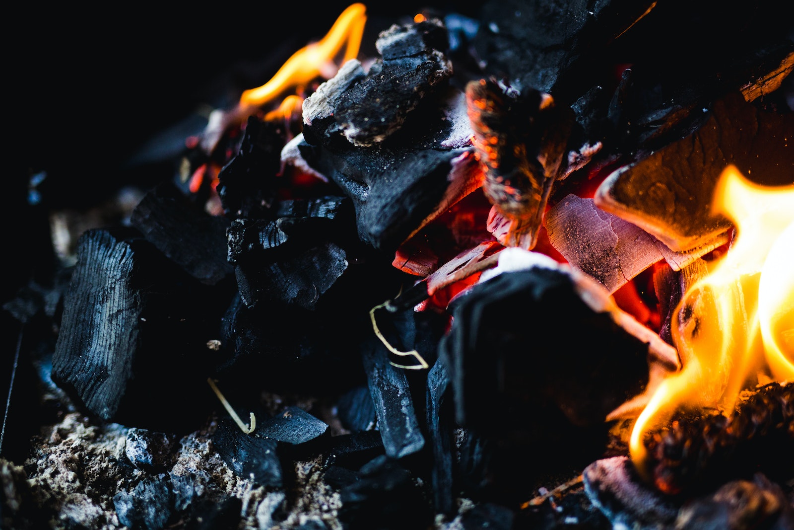 Coal on Fire Photo