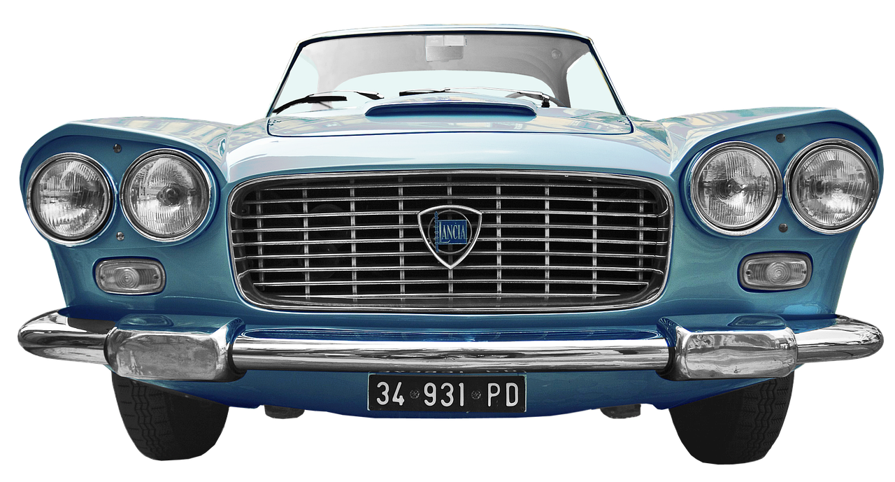 isolated, lancia, car