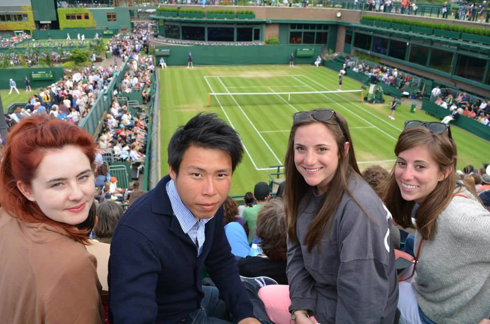 Tennis Fans In stadium 