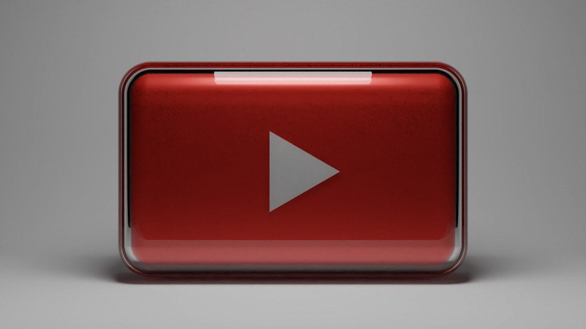 a red play button with a white arrow