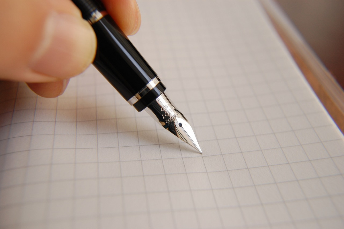 fountain pen, ink, pen