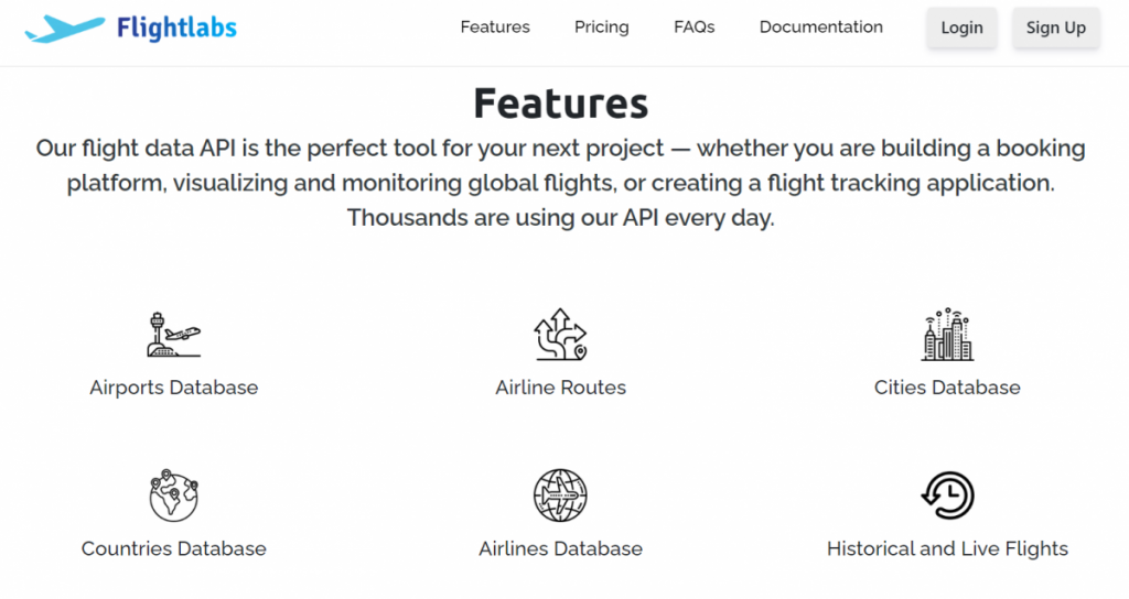 Flight API hosted on goflightlabs.com