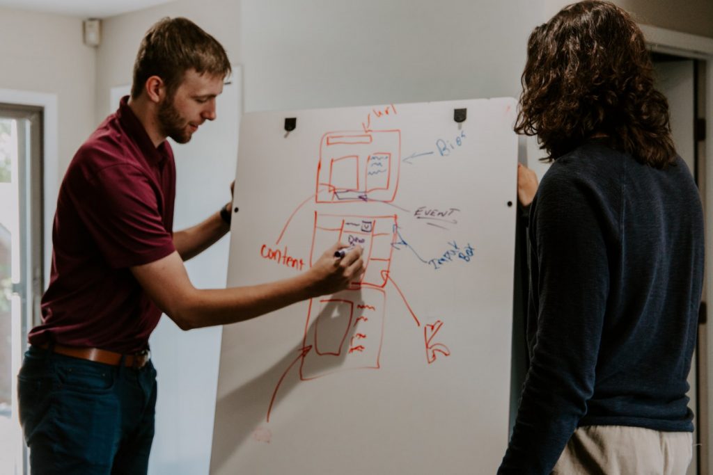 developers discussing website performance