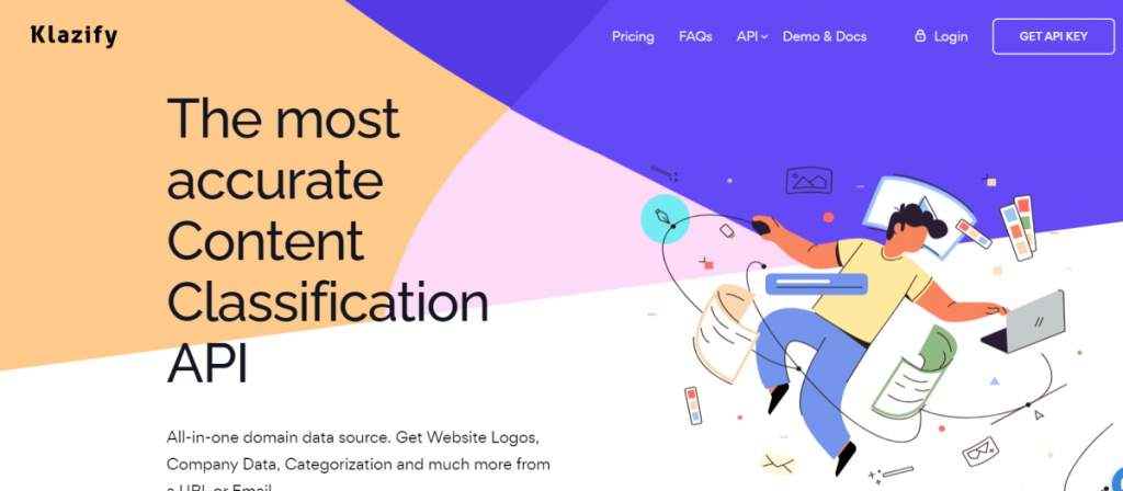 Klazify API on www.klazify.com