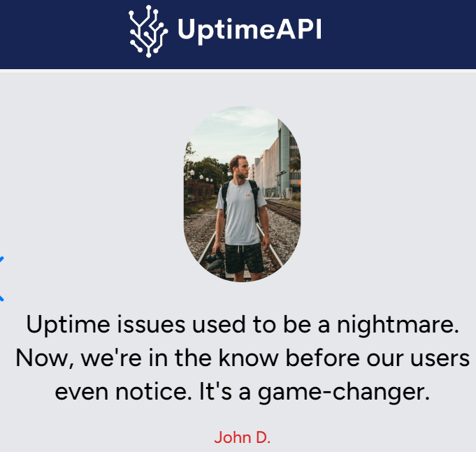 Users take on Uptime API