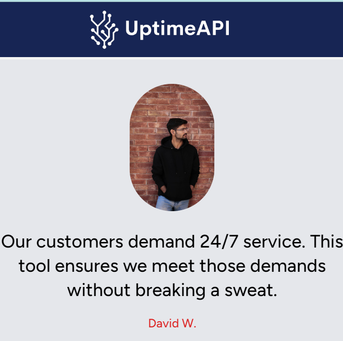 David W. on UptimeAPI - An Alternative To RapidAPI