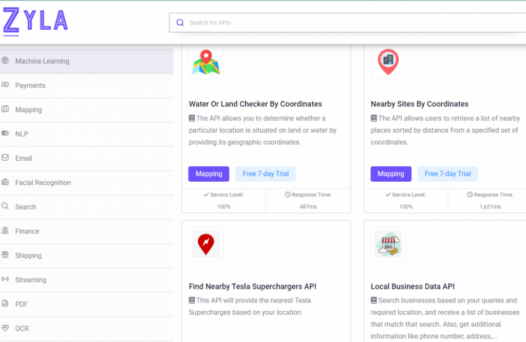 ML APIs on Zyla API Hub