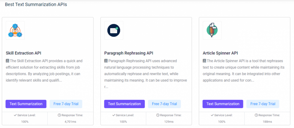 Text Summarization APIs on Zyla API Hub