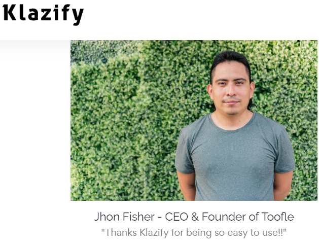 Jhon Fisher on Klazify API