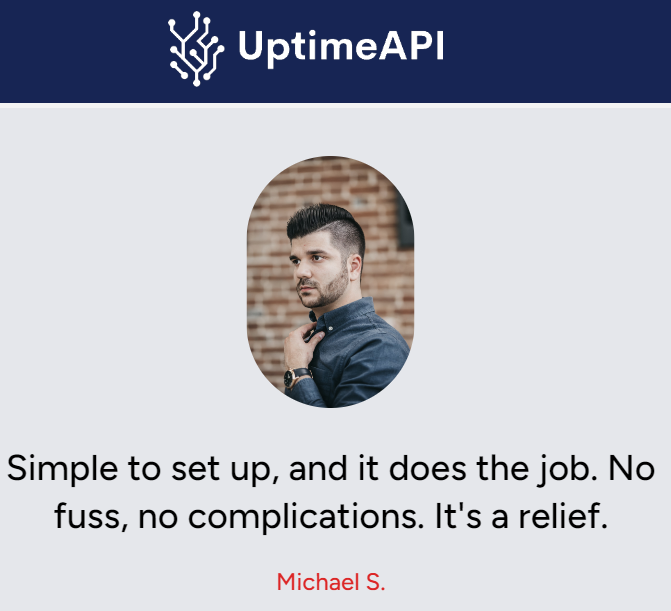 Michael S. on UptimeAPI