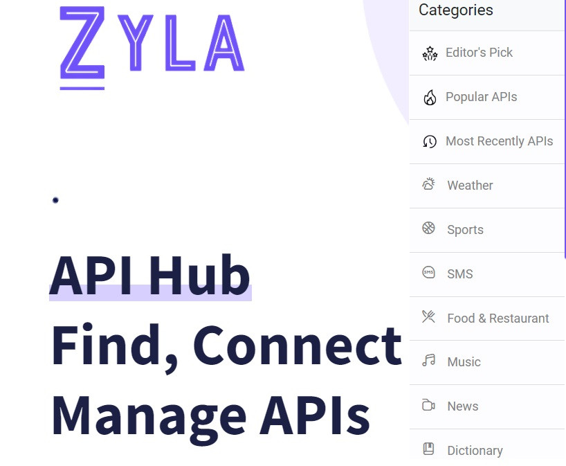 Zyla API Hub